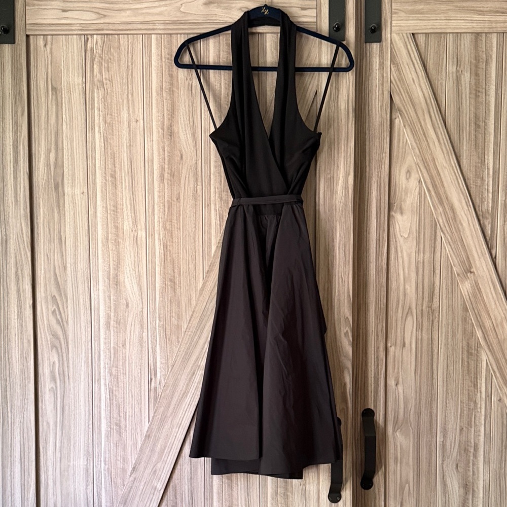 Ralph Lauren Sophisticated Black Halter Dress